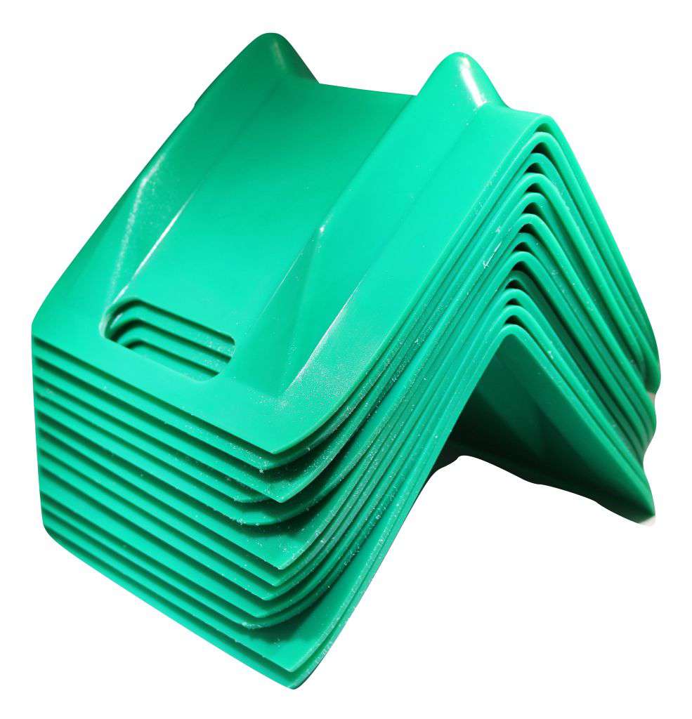 Steel Edge Protector – Heavy-Duty, 4", Pack of 4