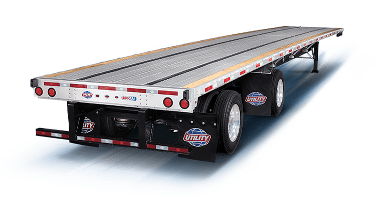 Utility 4000AE flatbed trailer