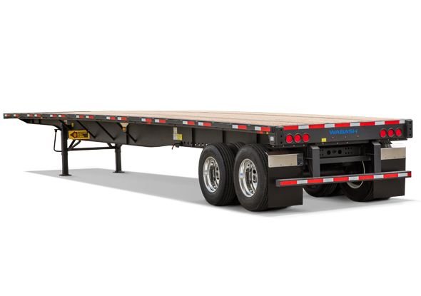 Wabash steel deck flatbed trailer