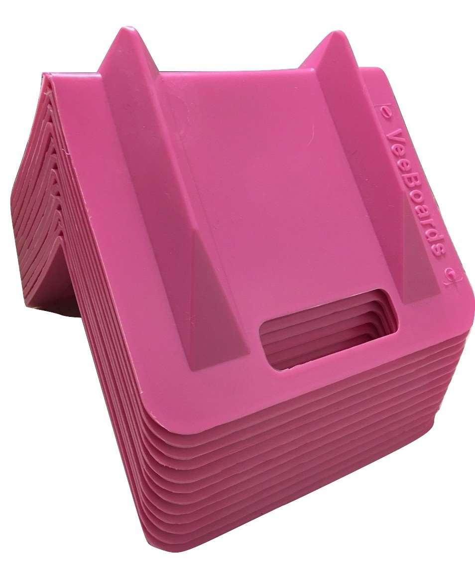 pink USA VeeBoard breast cancer awareness corner protector quantity 1