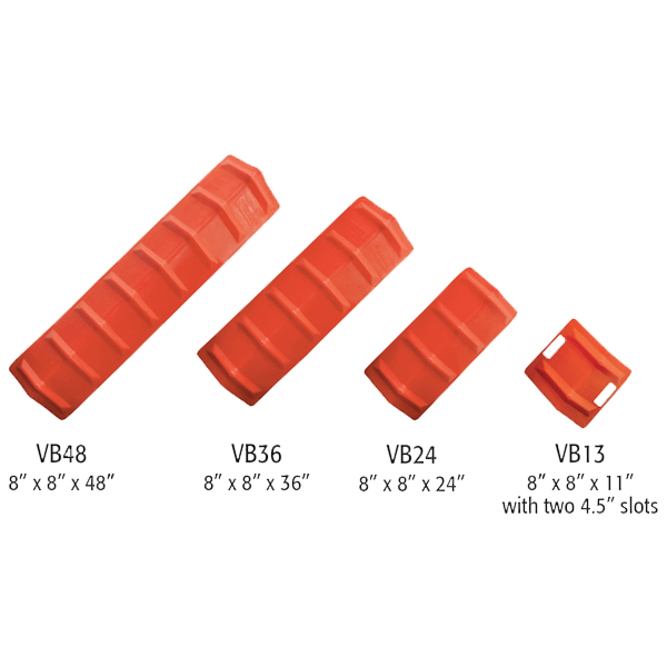 48" Veeboards® & Corner Guards Ratchet Strap Protectors | COLOR OPTIONS