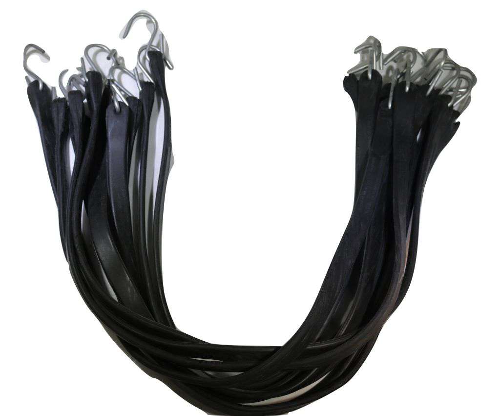 9 Inch Rubber Tarp Straps Box of 50