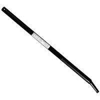 34 inch painted black steel flatbed winch bar